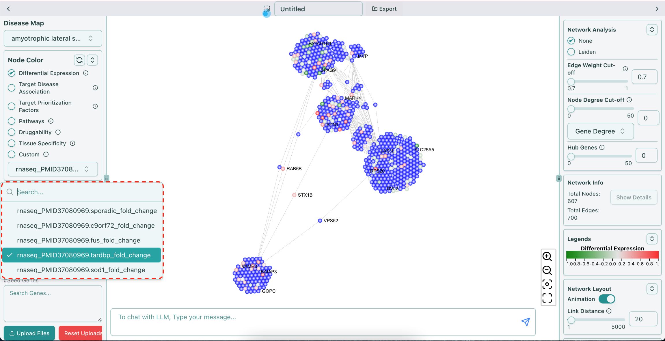 ALS Differential Expression data naming convention